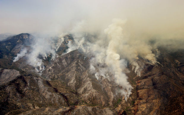 The Bullock Fire in 2002